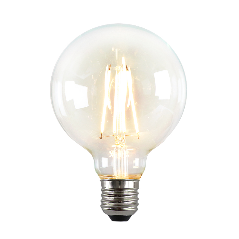 Olucia ampoule LED E27 gradable George, G95, 4W, 2700K