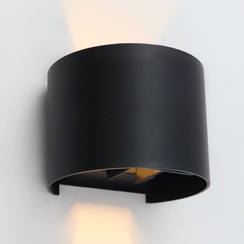 Applique up and down noire moderne, Dion, 6W, 3000K LED, IP65