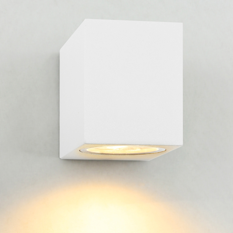 Luminaire extérieur blanc en aluminium, Corella, IP44
