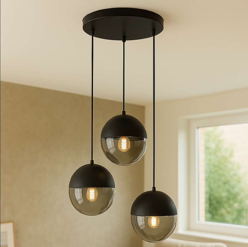 Suspension grise design, Nalini