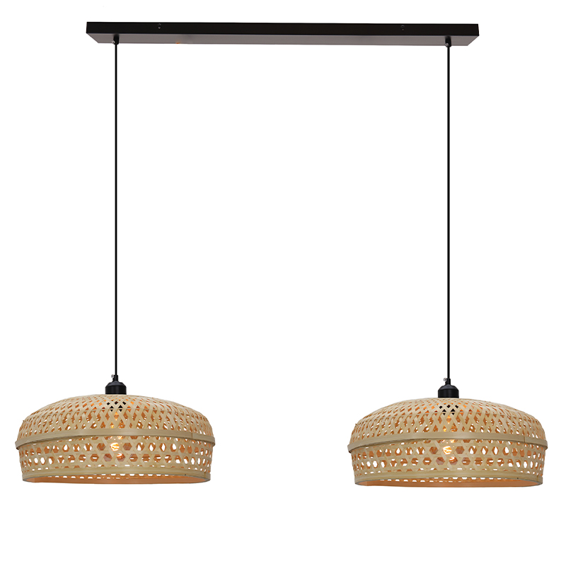 Suspension en bambou marronne, Jennifer