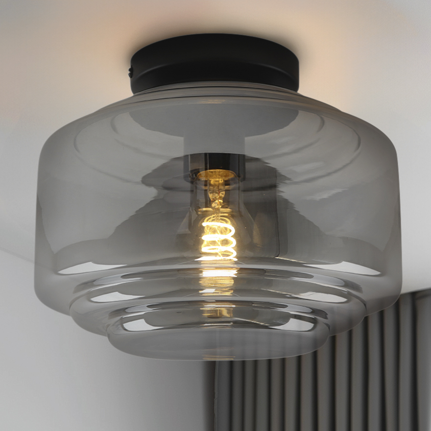 Lampe plafond grise design, Maret