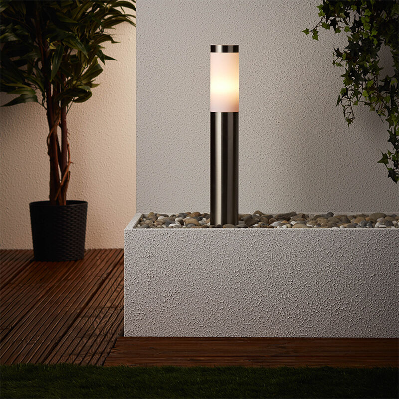 Luminaire extérieur chromé en plastique, Tom, IP44