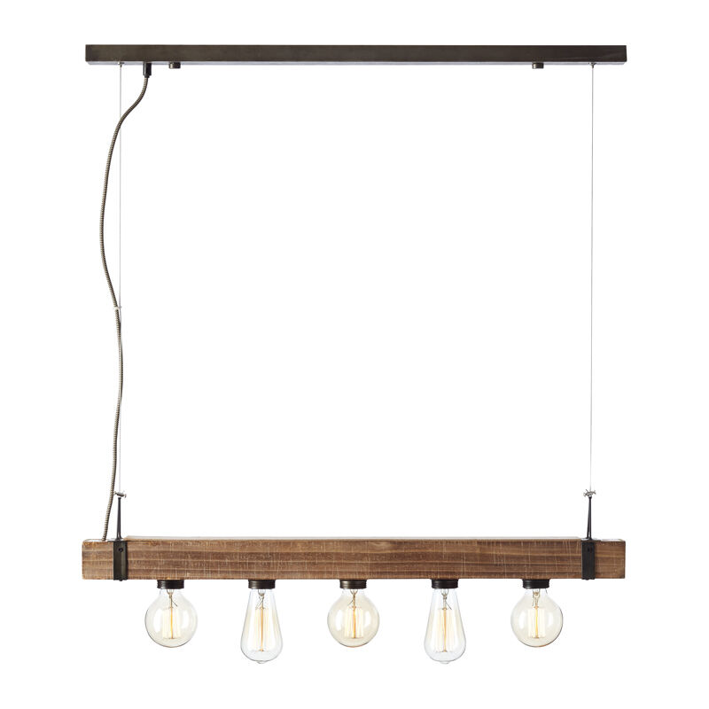 Suspension en bois noire, Asli