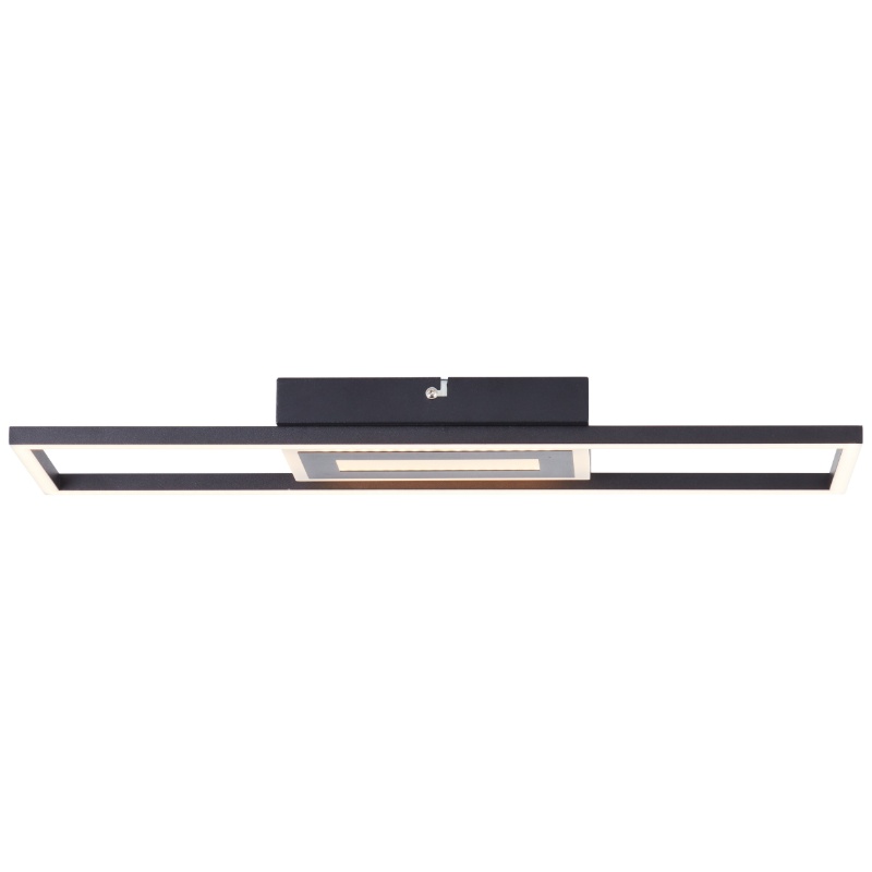 Plafonnier noir design, Wahiba, 24W, 3000K LED
