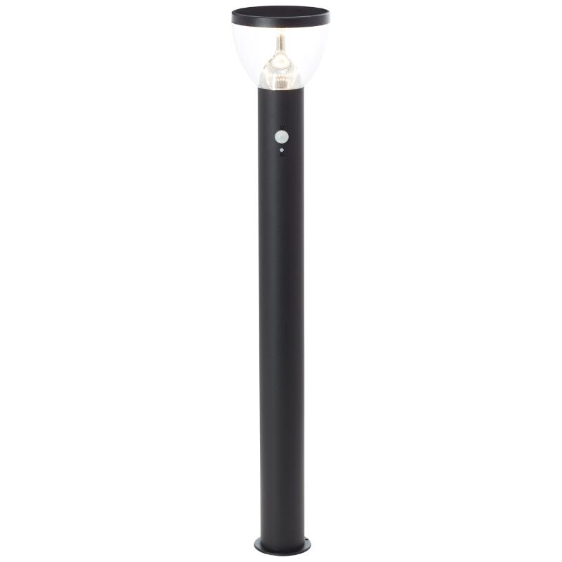 Lampadaire extérieur solaire noir moderne, Saar, 3W, 3000K LED, IP44