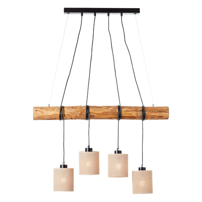 Suspension table à manger en bois marronne, Veronique