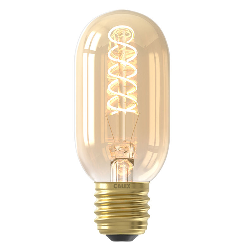 Calex ampoule LED tube E27 gradable ambre, 3,8W, 2100K