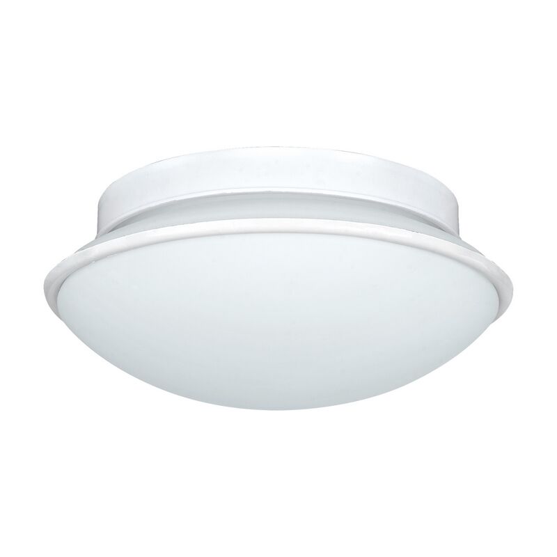 Applique murale blanche en acier, Nicoletta, IP44