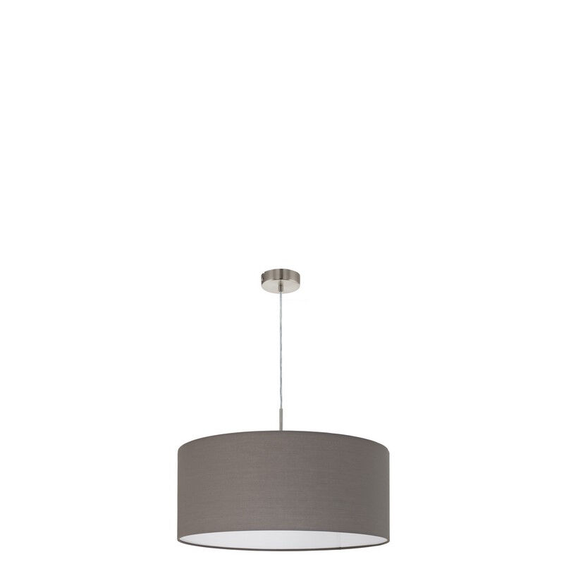 Suspension anthracite en tissu, Abano