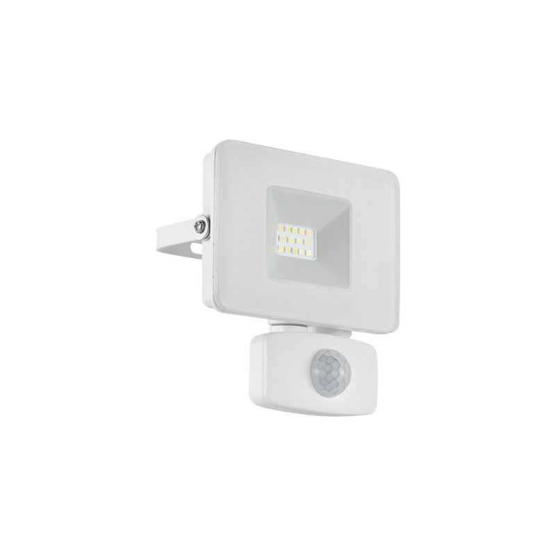 Applique extérieur avec détecteur de mouvement blanche en aluminium, Joey, IP44