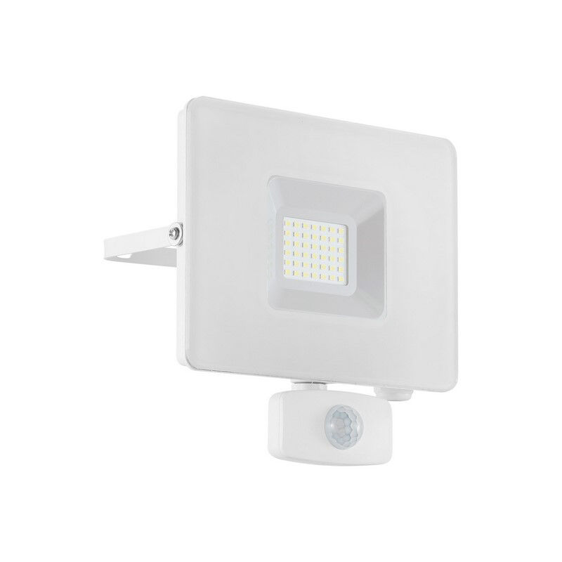 Applique extérieur avec détecteur de mouvement blanche en aluminium, Joey, IP44
