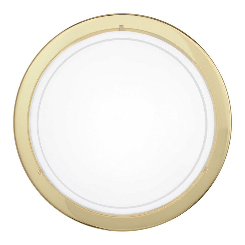 Lampe plafond dorée en verre, Agena