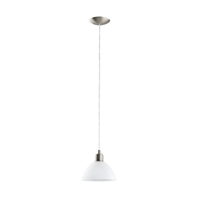 Suspension blanche en verre, Lariana