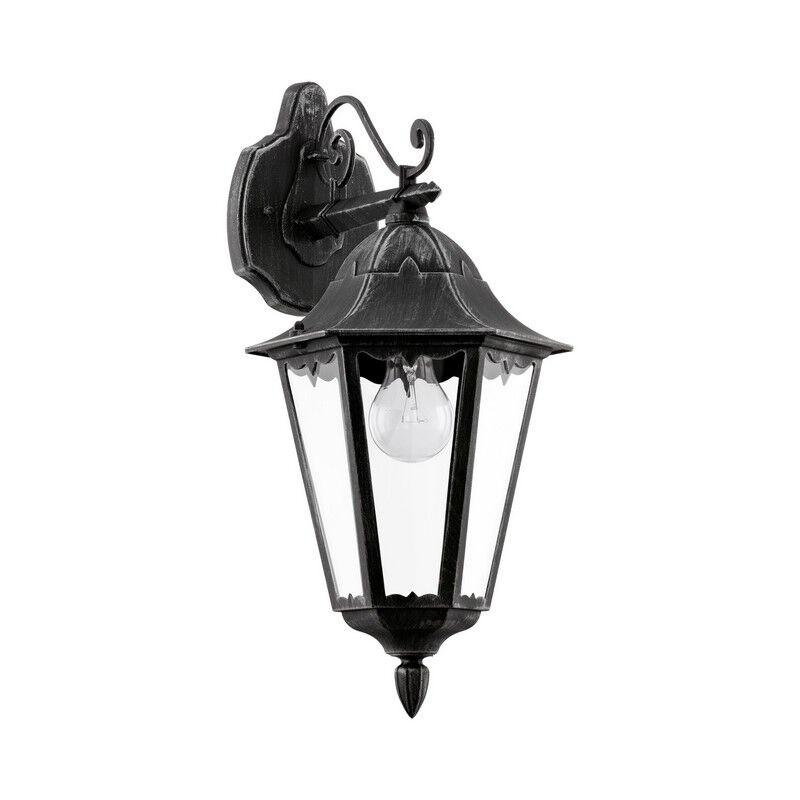 Luminaire extérieur noir en aluminium, Leanna, IP44
