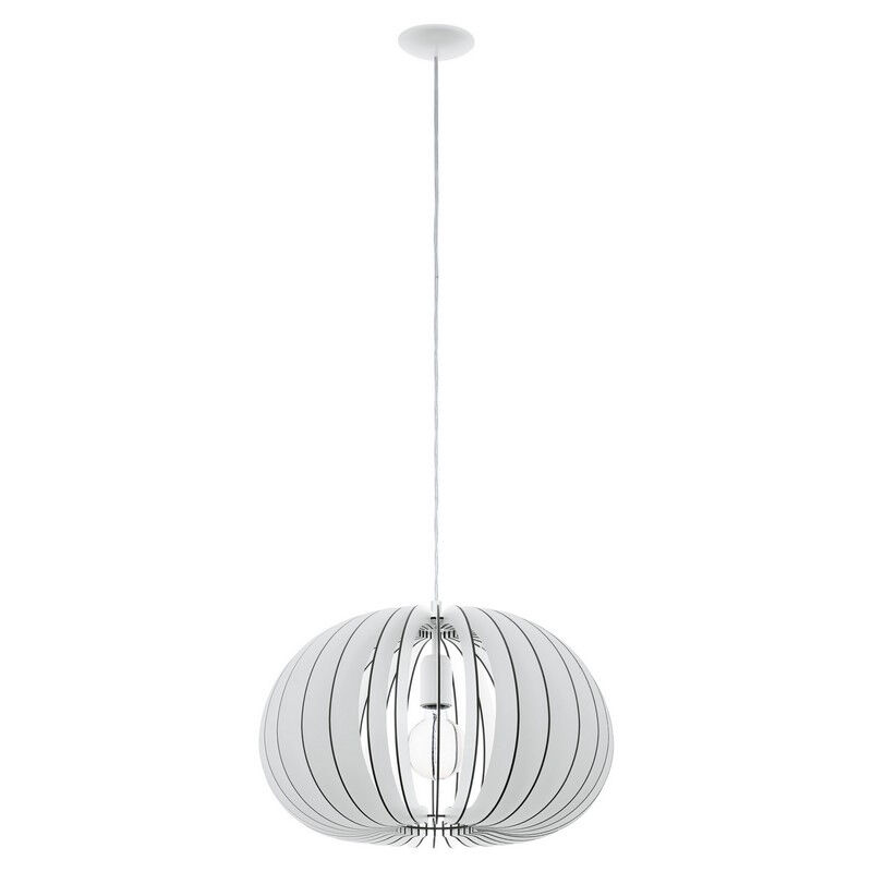 Suspension blanche en bois, Bergama