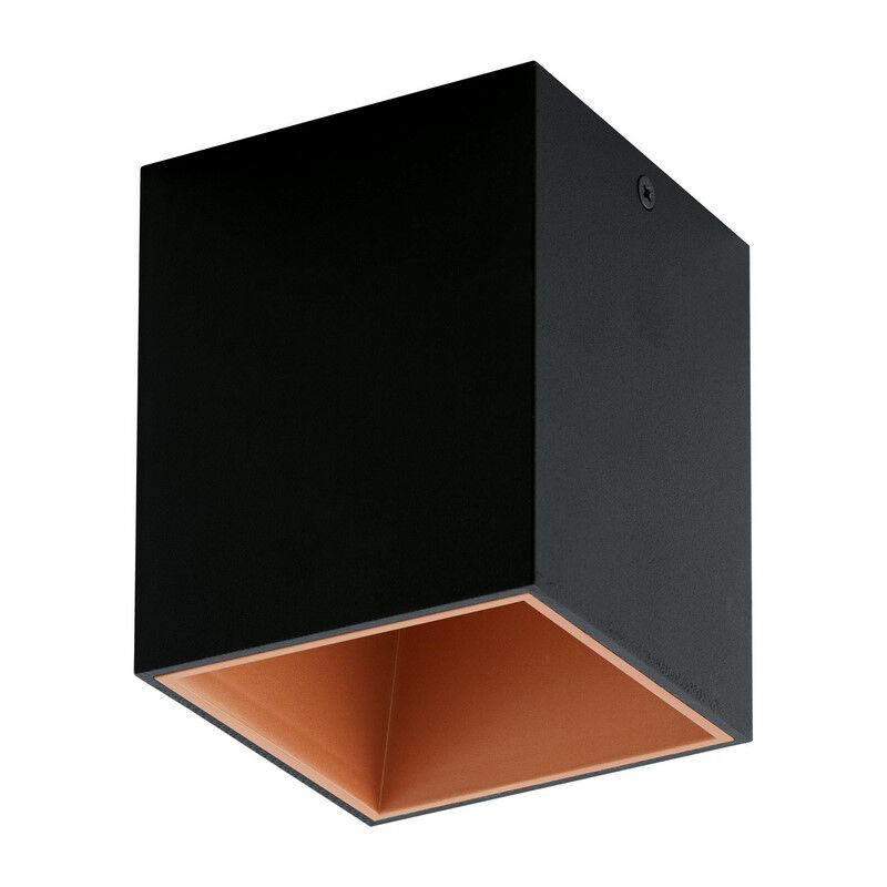 Lampe plafond dorée en aluminium, Dahne, 3W, 3000K LED
