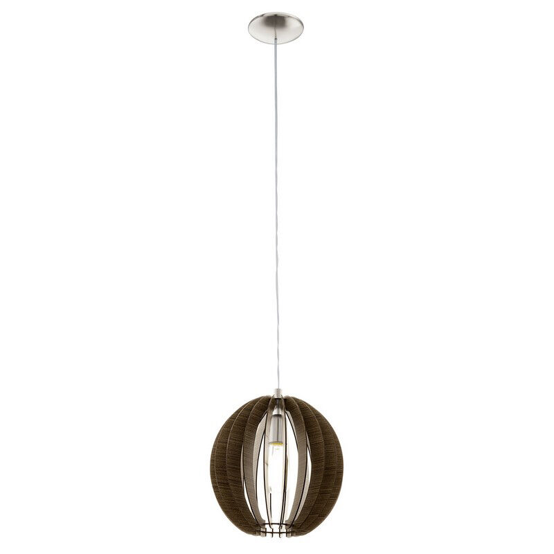 Suspension marronne en bois, Bergama