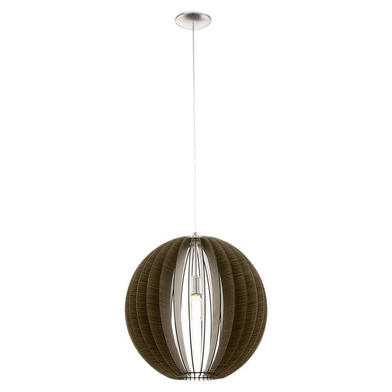 Suspension marronne en bois, Bergama