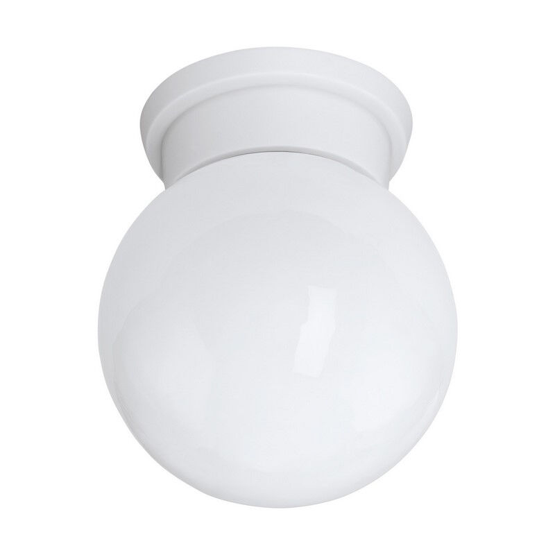 Plafonnier blanc en verre, Amira