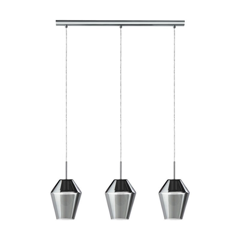 Suspension grise en verre, Carl
