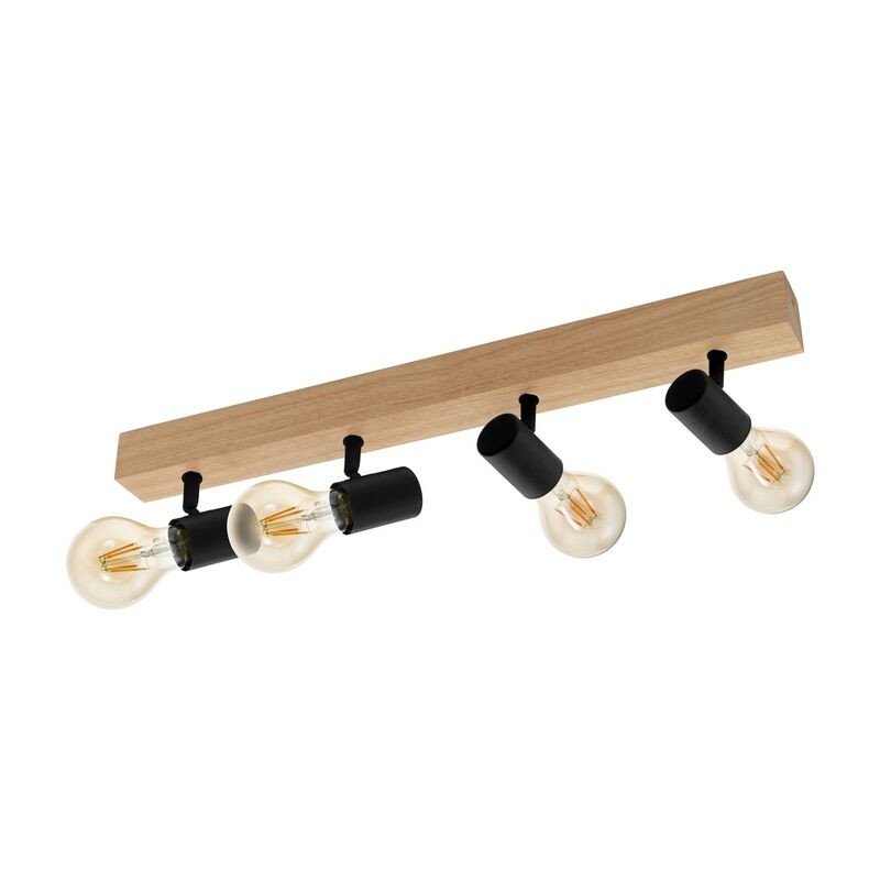 Spot plafond en bois marron, Anton
