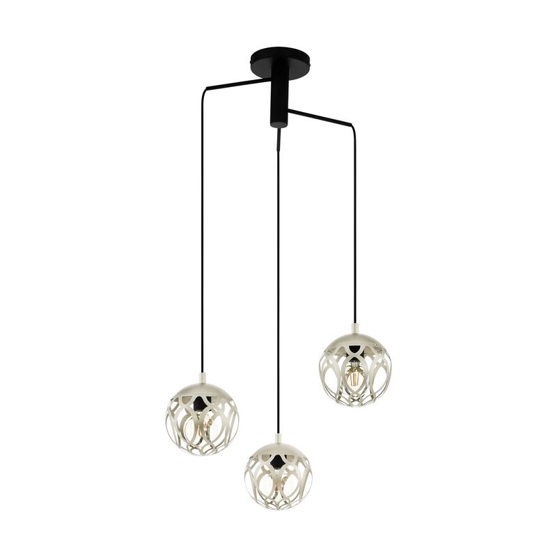 Suspension grise en acier, Eveliene