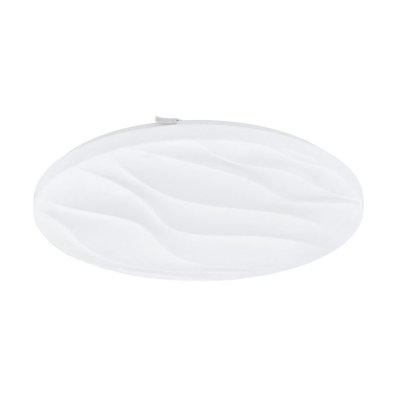 Lampe plafond blanche en acier, Aniel, 22W, 3000K LED
