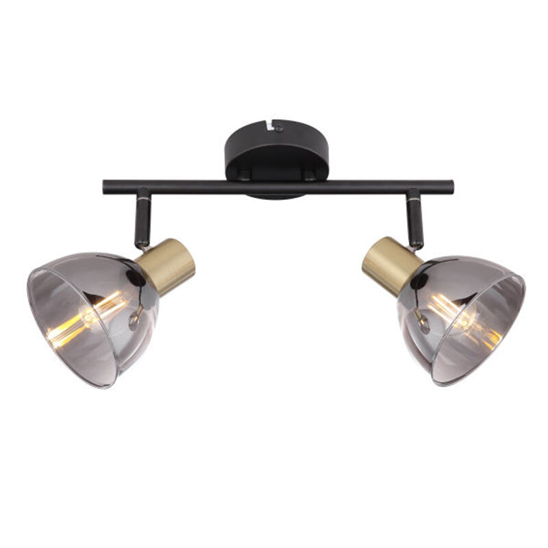 Spot plafond doré en verre, Arthur