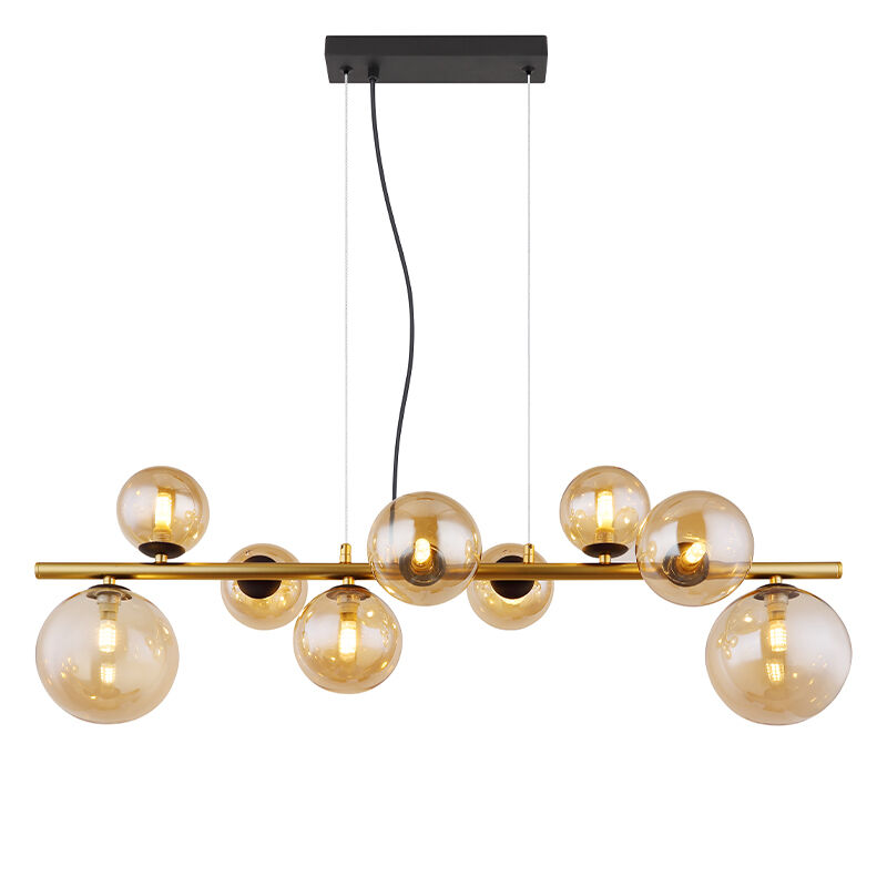 Suspension ambre en verre, Melinda