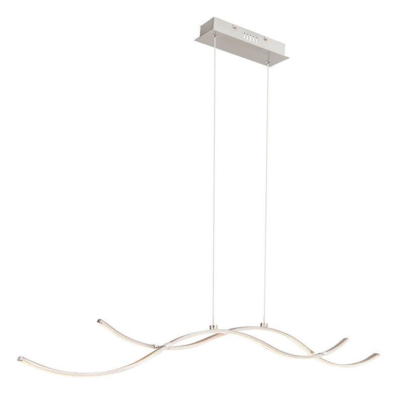 Suspension nickel en plastique, Terence, 30W, 3000K LED