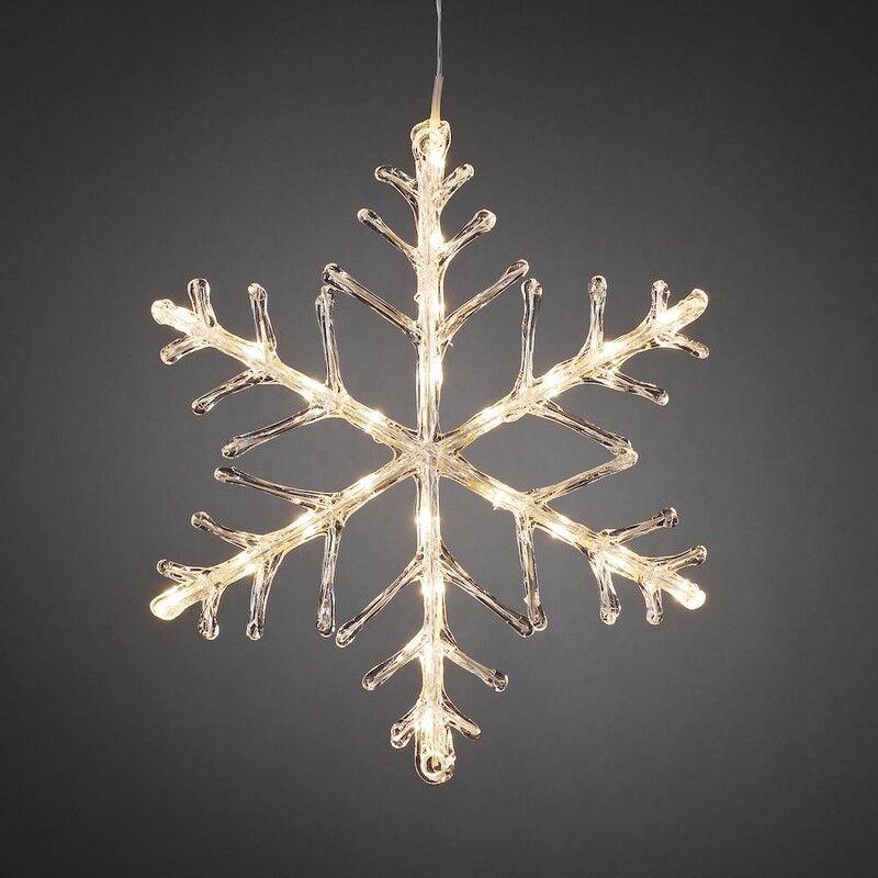 Flocon de neige acrylique LED