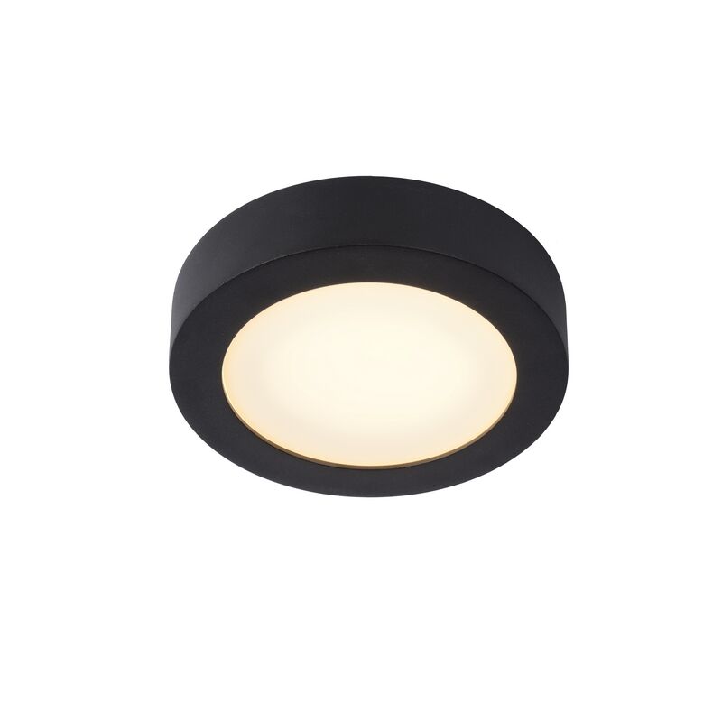 Lampe plafond moderne noire, Brice, 11W, 3000K LED, IP44