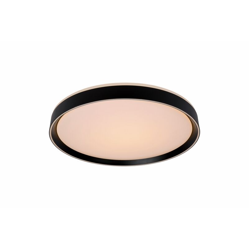Lampe plafond moderne noire, Nuria, 18W, 2700K LED