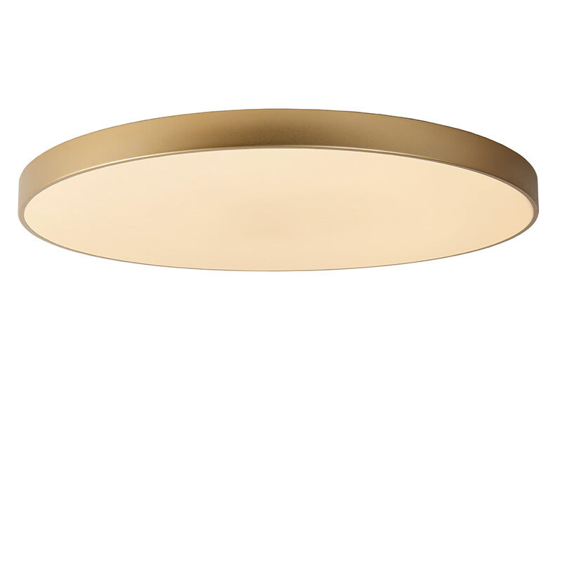 Lampe plafond moderne dorée, Unar, 80W, 2700K LED, gradable en 3 étapes