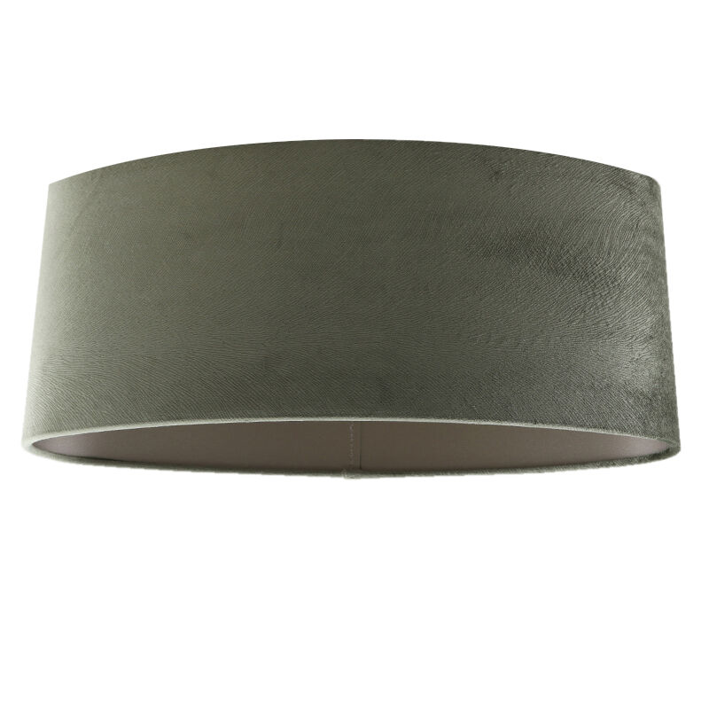 50 cm abat-jour en velours vert ovale, Rody