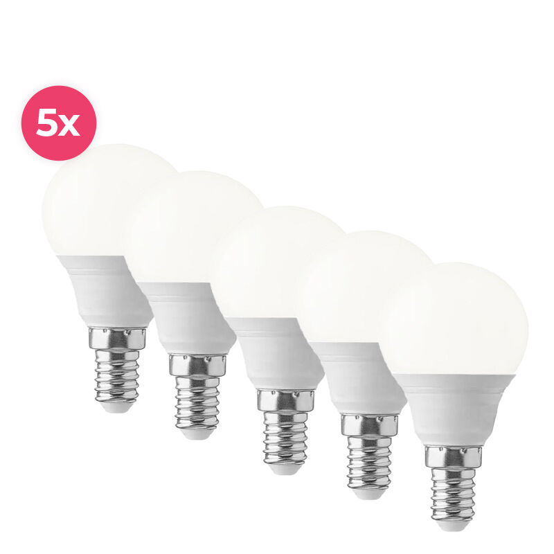 Lampe boule LED Lasco E14, 3w blanc chaud