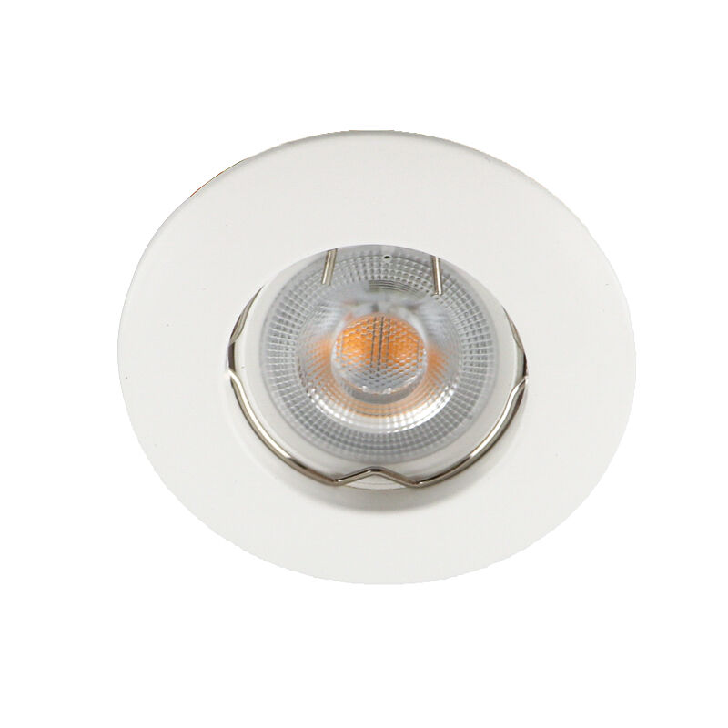 Mini spot encastrable blanc en aluminium, Rosi