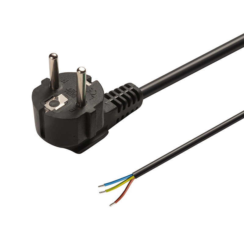 Câble de connexion, 1,5 m, 3x 0,75 mm², noir