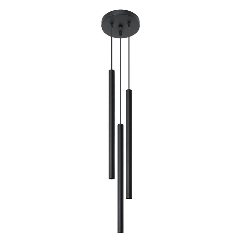 Suspension en aluminium noire, Hillary