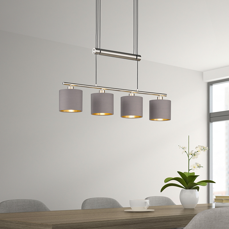 Suspension en métal nickel, Nordby