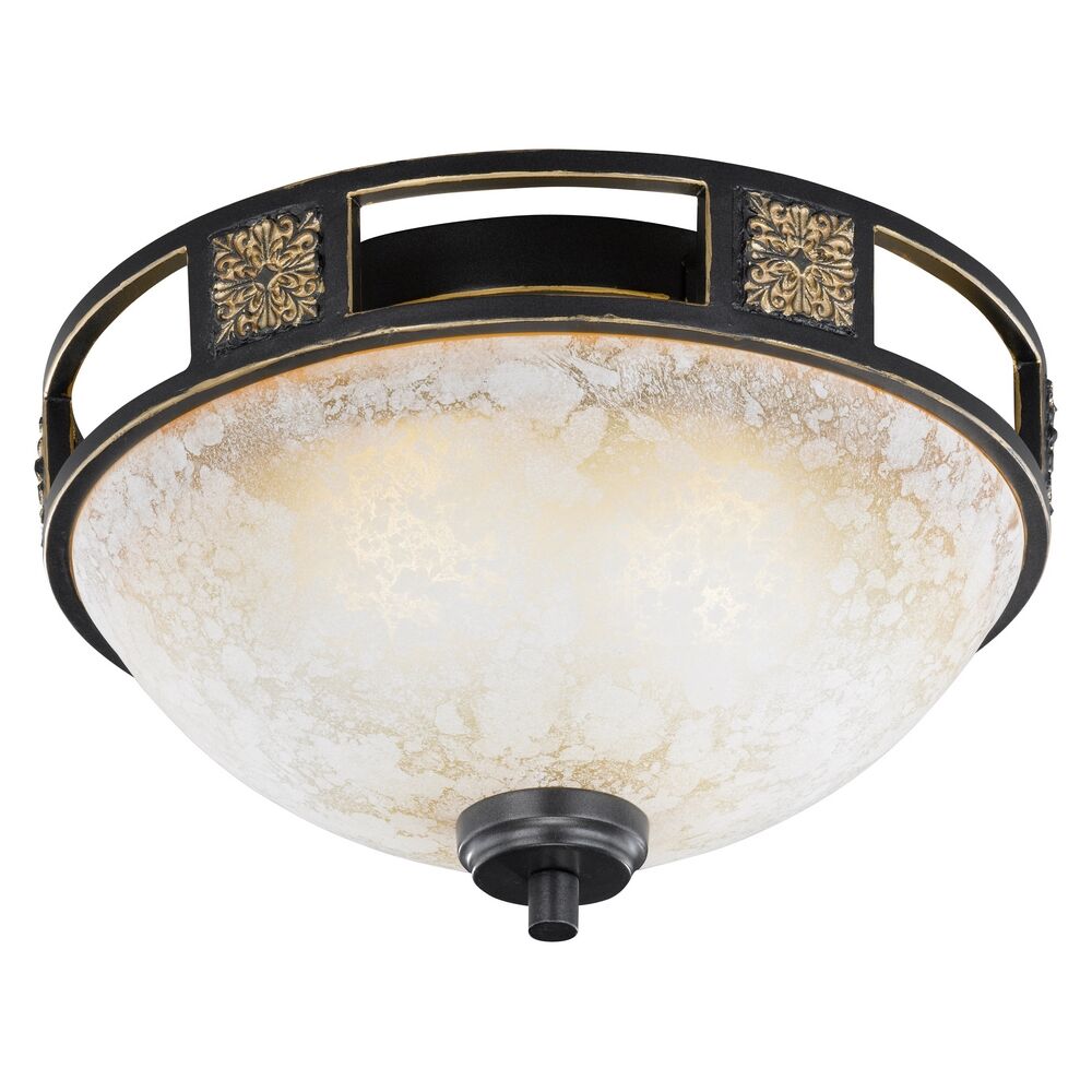 Lampe plafond classique couleur rouille, Letchworth