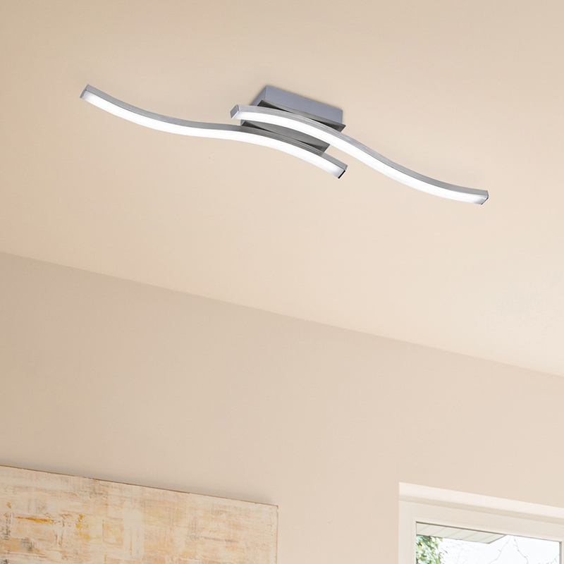 Lampe plafond design nickel, Go, 5W, 3000K LED