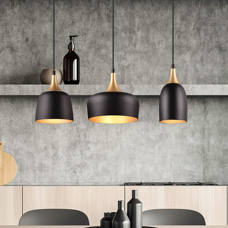 Suspension moderne noire, Declan