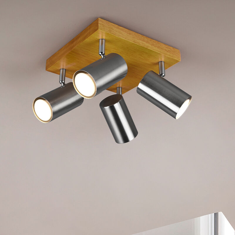 Spot plafond moderne nickel, Kaso