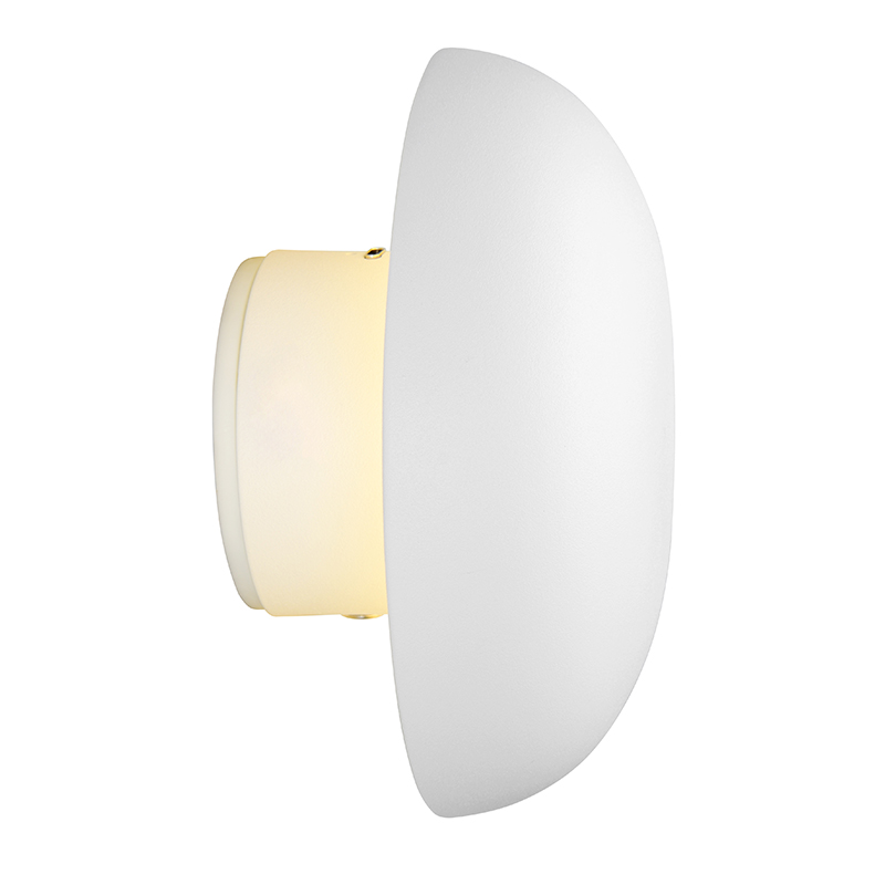 Applique murale rechargeable en métal blanche, Khaoula, 1,5W, 3000K LED, gradable en 3 étapes