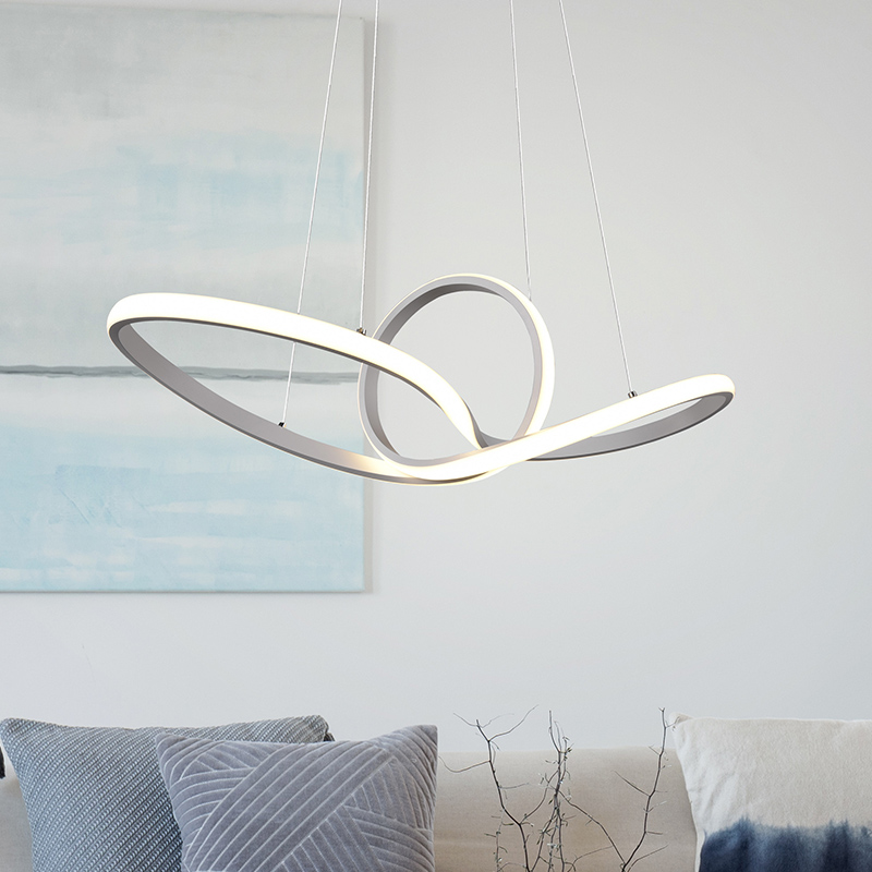 Suspension moderne blanche, Jonny, 28W, 4000K LED