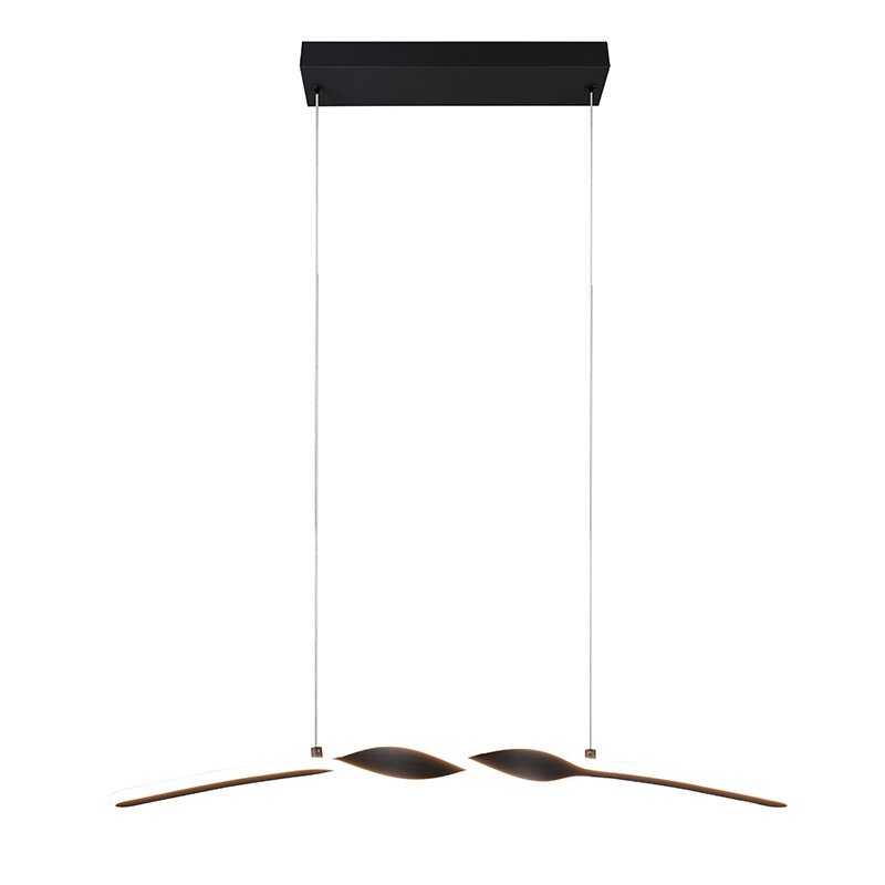 Suspension design noire, Quirinus, 18W, 4000K LED