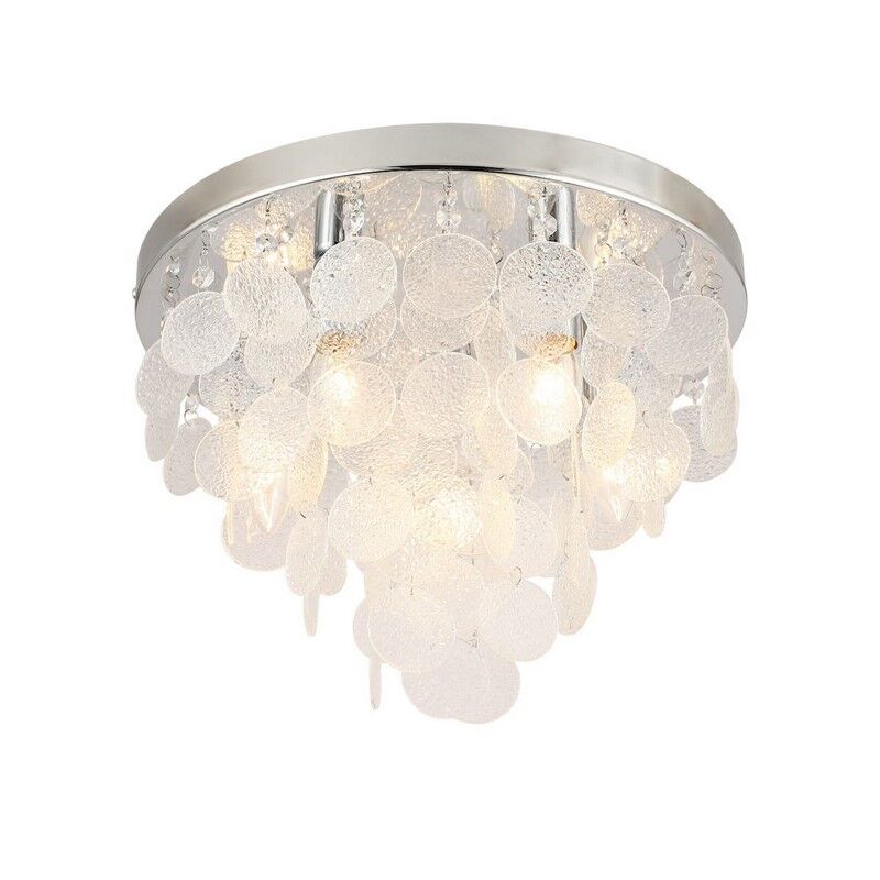Lampe plafond chromée design, Mirac