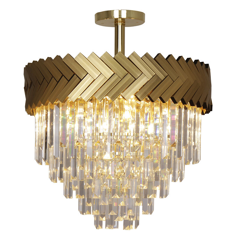 Plafonnier doré design, Jetske